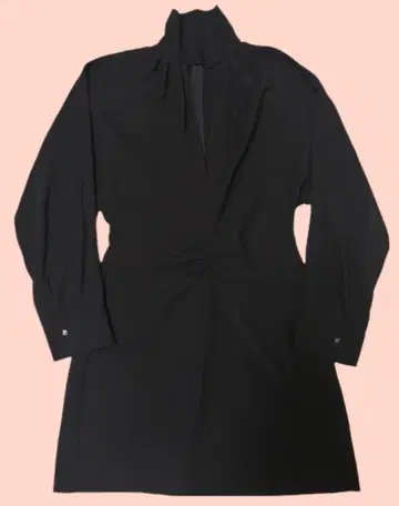 ZARA 하이넥 초커 미니 원피스