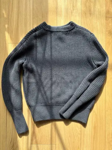 VONDEL 블루 그레이 긴팔 니트 스웨터