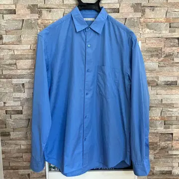 UNITED ARROWS 토마스 메이슨 레귤러 카라 셔츠 블루