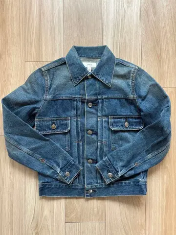 HYKE 데님 자켓 데님 블루 4 포켓