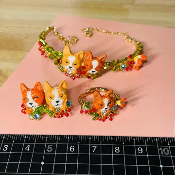 원찬 액세서리 세트 팔찌 귀걸이 반지