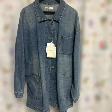 가격 인하 다나카 리나 데님 자켓 L