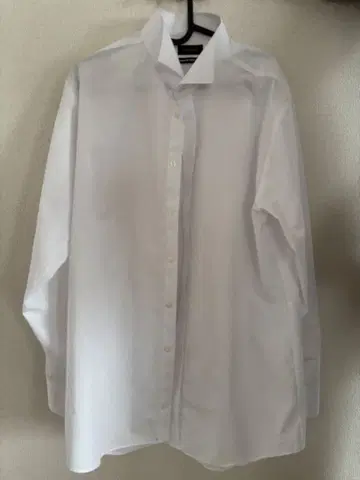 신랑용 와이셔츠 (화이트&블랙) 리폼 세트 LL 사이즈