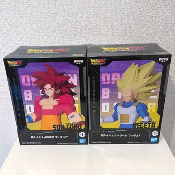 드래곤볼 초사이어인 3 베지터 & 초사이어인 4 손오공 피규어