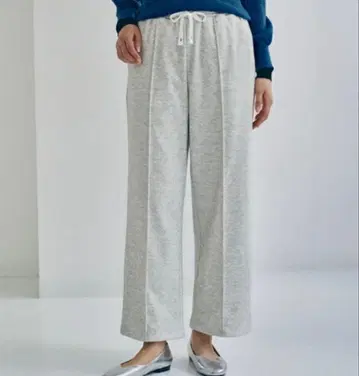 Nissen 안쪽 벨로아 핀턱 와이드 팬츠