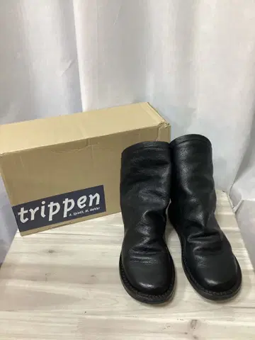 최종 가격 인하 트리픈 가죽 부츠