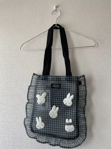 MIIA miffy 70주년 기념 토트백 블랙