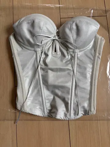 MIRROR MIRROR 화이트 코르셋