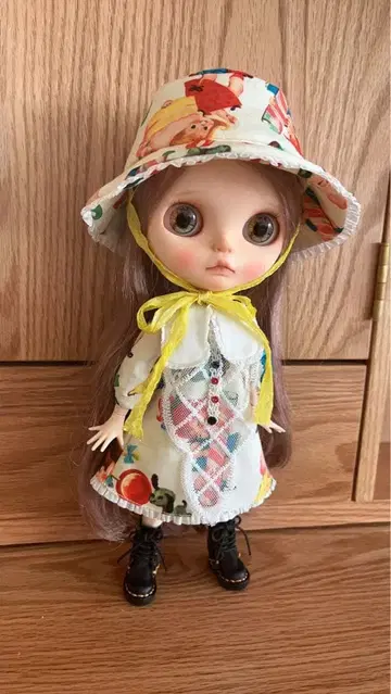 브라이스 옷 갈아입기 의류 원피스, 모자 세트