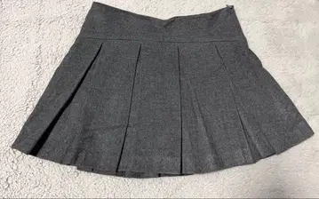 ZARA 그레이 플리츠 미니 스커트 11-12 kids