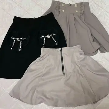 앙크루즈 ROJITA 스커트 3종 세트