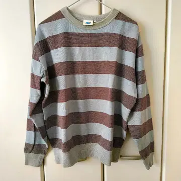 BEAMS 보더 무늬 맨투맨 트레이닝복 빔즈