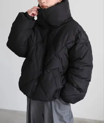 select moca 셀렉 모카 하이넥 다이아 퀼트 숏 다운