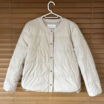 OPAQUE.CLIP 뮬러 다운 2WAY 노카라 자켓 M