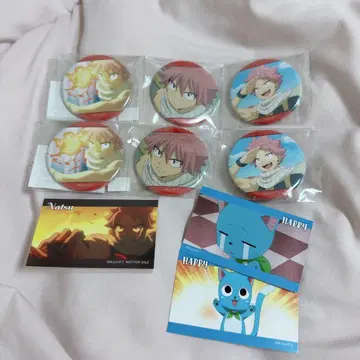 페어리 테일 나츠 100년 퀘스트 명장면 캔뱃지 카드