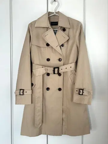 Perfect Suit Factory 베이지 트렌치코트 라이너 포함