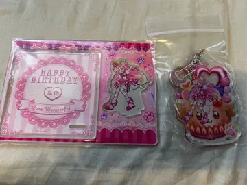 큐어 원더풀 벌스데이 아크릴 코스터 스탠드 아크릴 키링