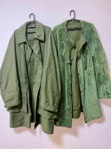 데드스탁 스웨덴군 M59 코트 라이너 세트 52