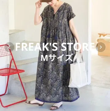 프릭스스토어 페이즐리 스키퍼 원피스