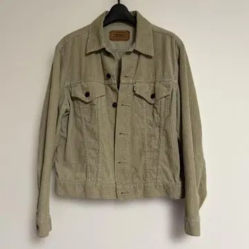 베이지 코듀로이 자켓 리바이스