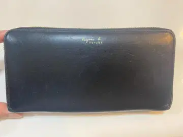 아네스베 장지갑 라운드 지퍼 블랙