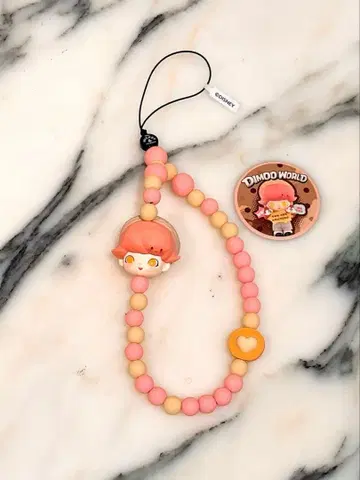 새상품 미사용 pop mart dimoo world 스트랩