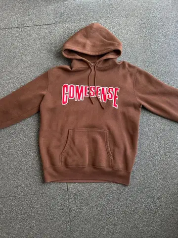 후드티 브라운 속기모