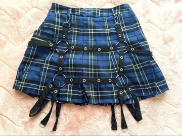 [ 가격 인하 중 ] ACDC RAG 체크 무늬 미니 플리츠 스커트