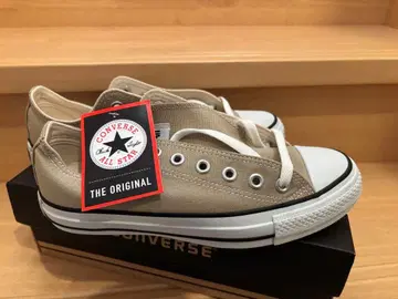 새상품 컨버스 Converse All Star 베이지 스니커즈 24