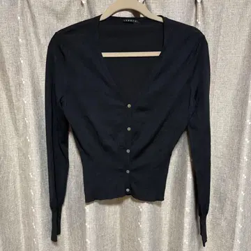 y112314 theory 가디건 블랙 무지 심플 버튼