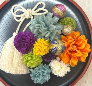 레트로 모던 성인식 일본 의류 후리소데 시치고산 머리 장식