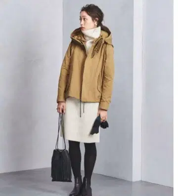 THE RERACS 숏 모즈 코트 UA 별주