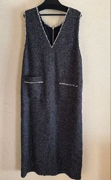 그레디 브릴리언트 트위드 오버롤 스커트