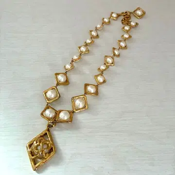 J&R 목걸이 골드&펄