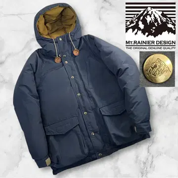 인기 MT. RAINIER DESIGN 다운 자켓 사이즈S 네이비