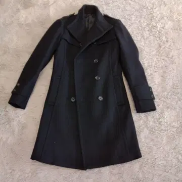 5351 Pour Les Hommes 더블 브레스트 체스터 코트