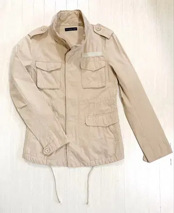 ESTNATION(에스트네이션) 베이지 밀리터리 자켓