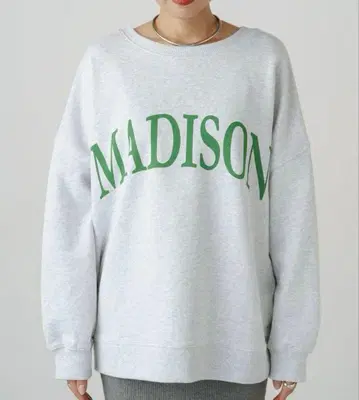 LOUNGEDRESS 2WAY 로고 풀오버 그레이