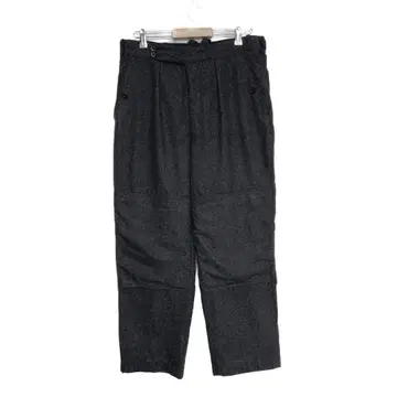 60s 독일군 압축 울 더블니 밀리터리 팬츠 W34