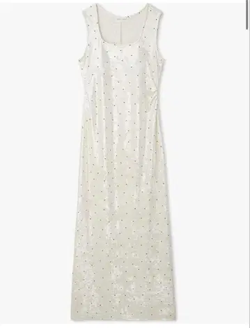 SNIDELHOME 벨로아 프린트 민소매 원피스