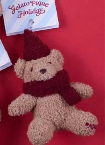 젤라또피케 GELATOPIQUE POPUP 한정판 베어 참 빨간색