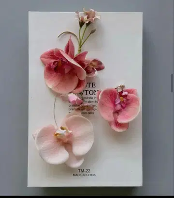 웨딩 플라워 이어커프 귀찌