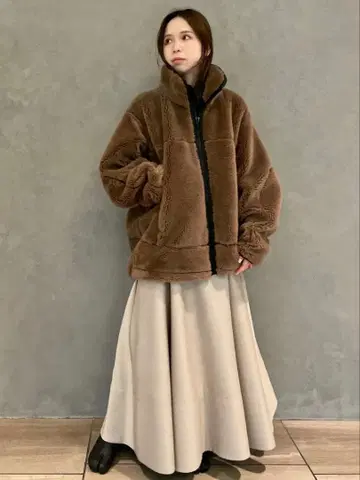 대특가 바알 턱 스커트 베이지 36