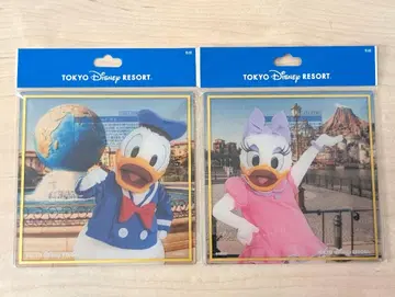 디즈니 캐릭터 사인 색지 도날드 데이지 도나데지