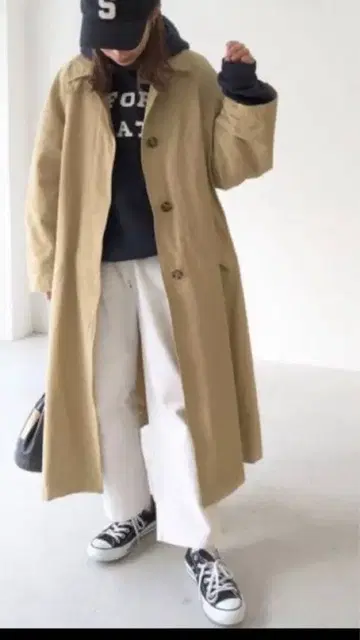 캐널진 스텐카라 코트 38 베이지