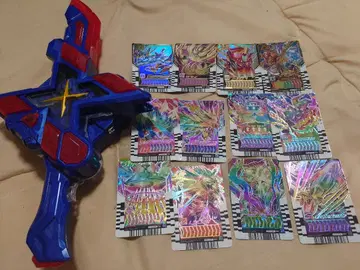 DX 엑스갓차 리버 & 레벨 넘버 10 라이드 케미 트레이딩 카드 세트