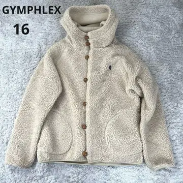 GYMPHLEX 짐플렉스 보아 후드티 긴팔 싸개 버튼 16