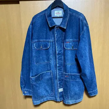 WORLD WORKERS BIG JOHN 데님 커버올 L 사이즈
