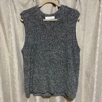 y112316 UNITED ARROWS 니트 베스트 무지 심플 M