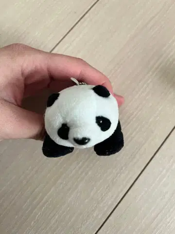 팬더 봉제 인형 볼체인 포함